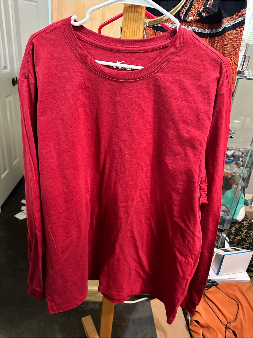 NWOT The Nike Tee Long Sleeve Shirt Red